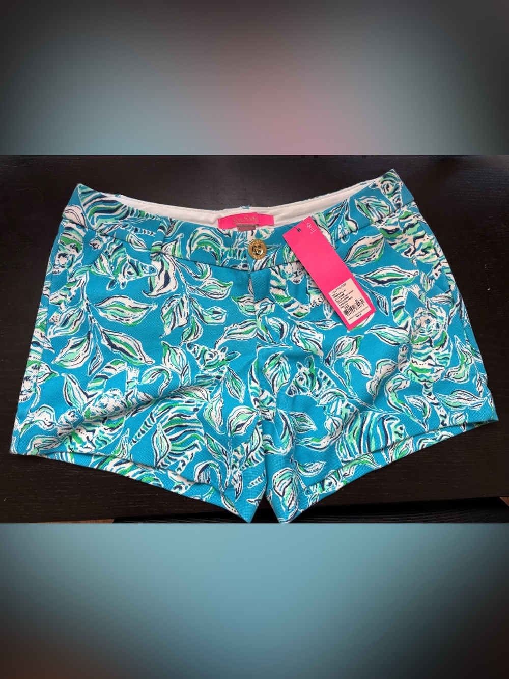 Lilly Pulitzer Turquoise oasis shorts